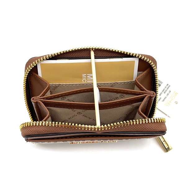 Michael Kors EW Crossbody Ba& Card Case Wallet Brown - Picture 9 of 10